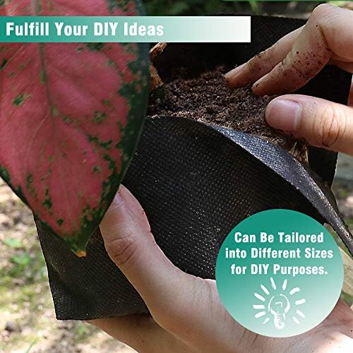 6FTx250FT Weed Barrier Landscape Fabric Heavy Duty 5oz Pro Ground Cover Mat - Image 7