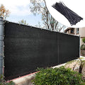 Royal Shade 6' x 89' Black Fence Privacy Screen, 90% Blockage Windscreen by RoyalShade