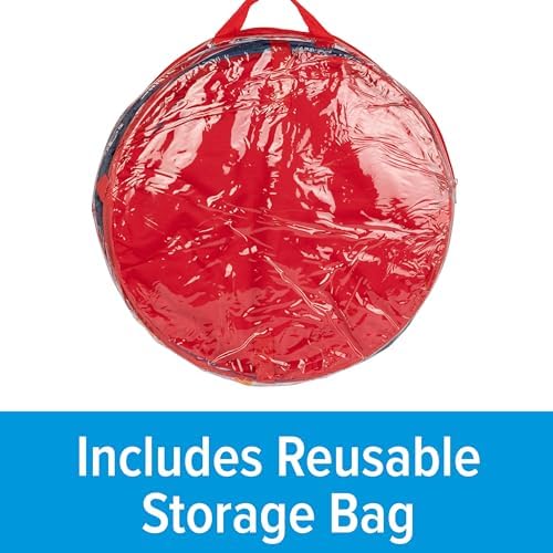 Camco Campsite Pop Up Utility Container with Liner and Zipper Close Lid for RV Storage, Laundry Hampers, and Organization, Patriotic - Image 6