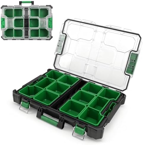 SK 20.5-Inch Small Part Organizer, Portable Tool Box Organizer, IP65 by SKHandTools