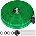 Sprinkler Hose with Holes, 150FT (75FT x 2) Heavy Duty Flat Soaker Hoses by MYFAMIREA