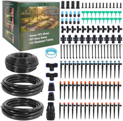263FT Drip Irrigation System,Garden Watering Kit for Gardens,Potted Plants by RUTU