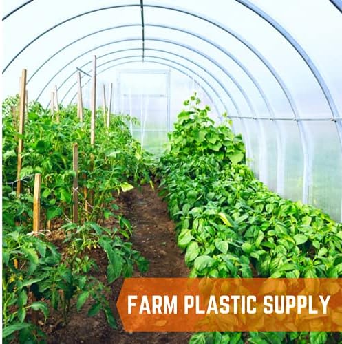 Farm Plastic Supply - Greenhouse Clamp 20 Pack - (4" Long x 1" Wide) - White ABS Clamps for Greenhouse, ABS Clips, Greenhouse Clamps for Farming, Gardening, Agriculture - Image 3