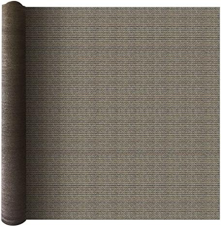 Ifenceview 3' x 23' Brown Shade Cloth Fabric Mesh Net for Window Balcony Deck Patio Yard Pergola Gazebo Garden Bed by Unknown