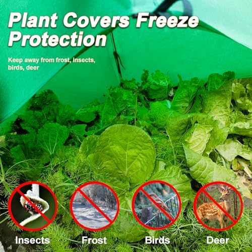 50″*50″*40″ Winter Plant Warm Covers - Raised Bed Cover, Garden Row Accelerator, Warm Tent Freeze Protection Humidity Domes for Germination, Seedling Propagation Protecting Plants from Animals 2PCS - Image 5