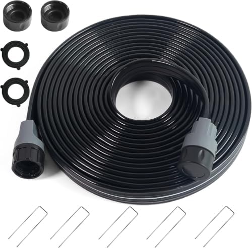 Sprinkler Hose with Holes 25 ft for Garden Watering by Apgooface