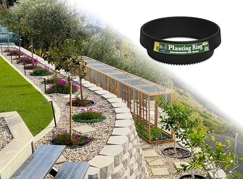 12-Pack 20-inch Rose & Shrub Planting Rings – Deep Watering Basin & Edging. - Image 4