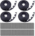 Garden Edging，160ft Landscape Edging with 200 Spikes for Lawn 2 Inch Tall(Black, 160FT) by YANEYRIE