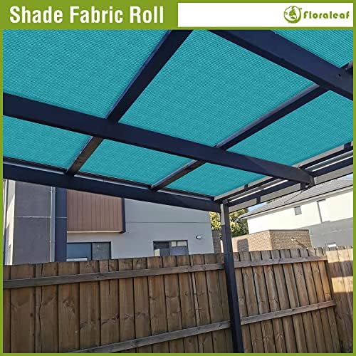 8'×21' Sun Shade Cloth Outdoor 95% UV Block Sunblock Shade Cover Fabric Roll Privacy Screen Fence for Pergola, Carport, Patio, Deck, Awning, Garden, Yard, Balcony, Backyard, Turquoise - Image 7
