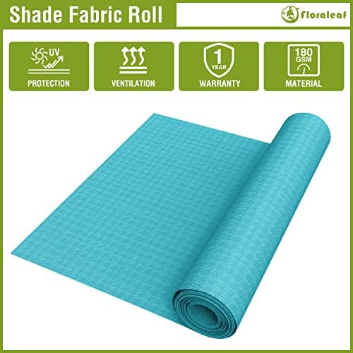 8'×4' Sun Shade Cloth Outdoor 95% UV Block Sunblock Shade Cover Fabric Roll Privacy Screen Fence for Pergola, Carport, Patio, Deck, Awning, Garden, Yard, Balcony, Backyard, Turquoise - Image 3