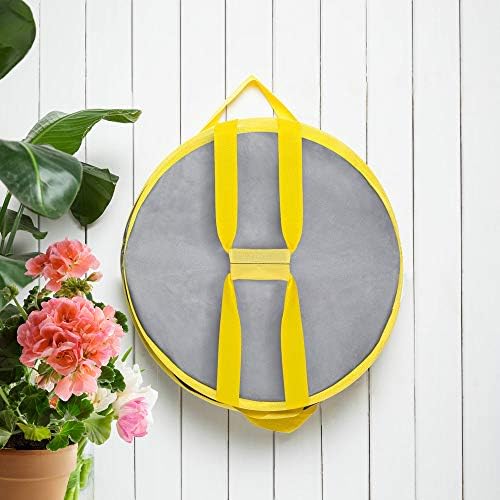 3 Pack 30 Gallon Collapsible Trash Can, Reusable Garden Leaf Bag, Pop-Up Portable Yard Waste Bags for Lawn Debris, Camping, Autumn Cleanup - Easy Storage & Carry - Image 6