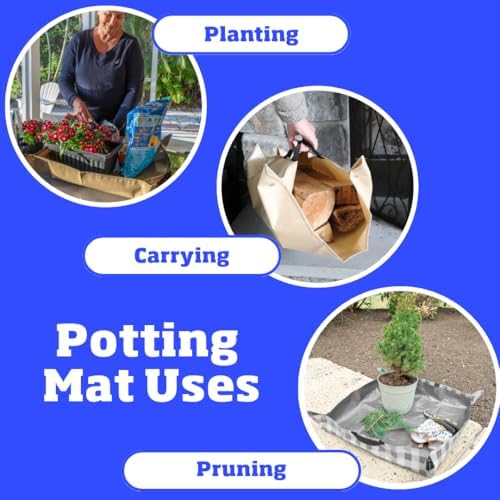 DURASACK 4-Piece Heavy Duty All-Purpose Tote Bags and Potting Mat - Image 3