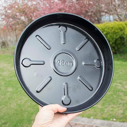 10" Heavy Duty Plant Dolly with Wheels, 160lbs Metal Rolling Plant Stand with Casters, Round Wheeled Planter Caddy Roller Base Carry Potted Tree Flower Pot for Indoor Outdoor Garden, 2 Pack, Black - Image 5