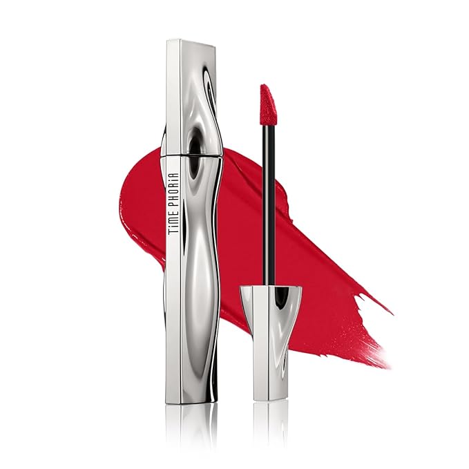 Eternal Lip Matte, 10 Maven - Warm Red, One-Swipe Bold Matte Finish, High Pigment Full Coverage, Long-Lasting, Transfer-Proof & Smudge-Resistant Liquid Lipstick, Feather-Light Texture