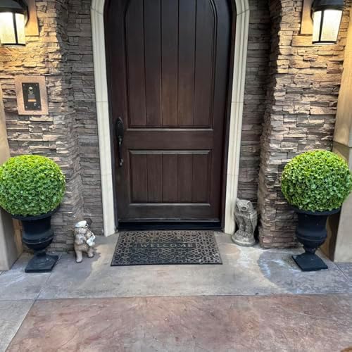 Artificial Jasper Topiary Balls for Outdoor Decor - 21", 2-Pack - Image 4