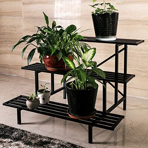 Zhongma 3 Tier Heavy Duty Metal Plant Stand Indoor & Outdoor easy assembly - Image 4