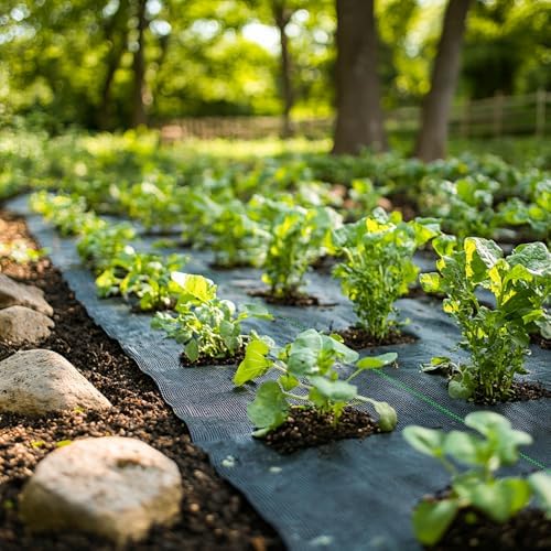4ft x 100ft Weed Barrier Landscape Fabric Heavy Duty Premium Weed Control Fabric Durable & Eco-Friendly Weed Block Gardening Mat Landscaping Fabric - Image 4