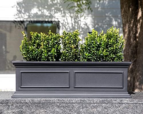 Veradek Brixton Series Window Box Planter - Rectangular Outdoor Planter - Image 4