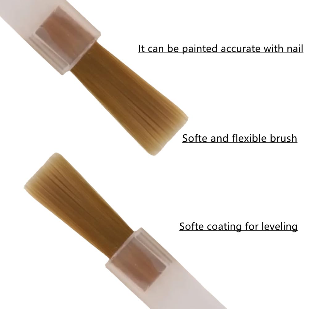 Gel Nail Polish Top Coat, 15ml No Wipe High Gloss Shiny Long Lasting Clear Top Gel for Acrylic Nails, Need U V/LED Lamp for Home DIY and Spring Nail Salon