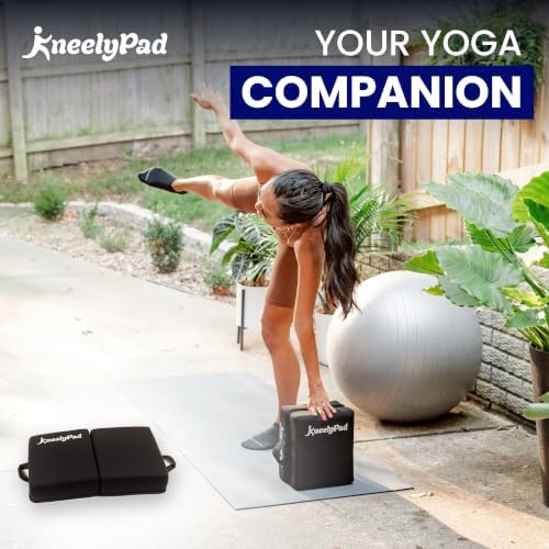KneelyPad by Kneely | Kneeling Pad for Gardening, Exercise, Cleaning, & Mechanic Work | Extra Thick Memory Foam Knee Cushion for Gardening & More with Washable Cover | Foldable Knee Pad with Handle - Image 6