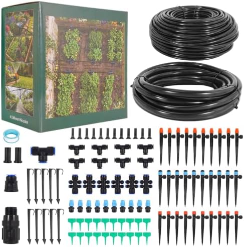 Drip Irrigation System 230FT,Garden Watering Kit for Gardens,Potted Plants by RUTU
