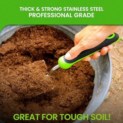Garden Guru Super Strong Garden Trowel Hand Shovel - Stainless Steel - Rust Resistant - Ergonomic Grip - Perfect Tool for Gardening, Weeding, Transplanting and Digging in Garden Beds (4 Pack) - Image 2