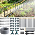 200FT 1/4" Quick-Connect Drip Irrigation System Kit, Automatic Garden Watering System with 32 Pcs Adjustable Spray Nozzles for Garden, Greenhouse, Yard, Lawn by Unknown