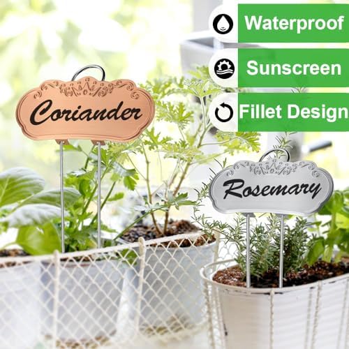 Metal Plant Labels, Waterproof Garden Signs 30 Pack Plant Tags - Image 2