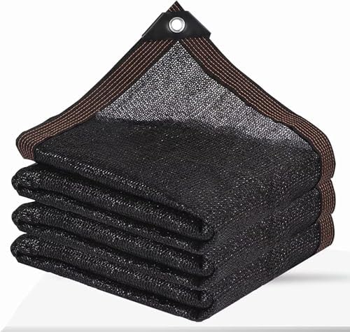 Shade Cloth - Garden Shade Mesh Netting with Grommets Outdoor Sun Shade Cover for Pergola Patio Plants Greenhouse Chicken Coop Black Shading Rate 70% -90% (6X3FT) by ZOZIJIU