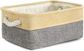 TheWarmHome Small Storage Bins Basket - Small Storage Baskets for Organizing Shelves, Fabric Storage Cubes Organizer for Changing Table Clothes Shoes Sock Towel Dog Toy,Decorative Basket Gift by TheWarmHome