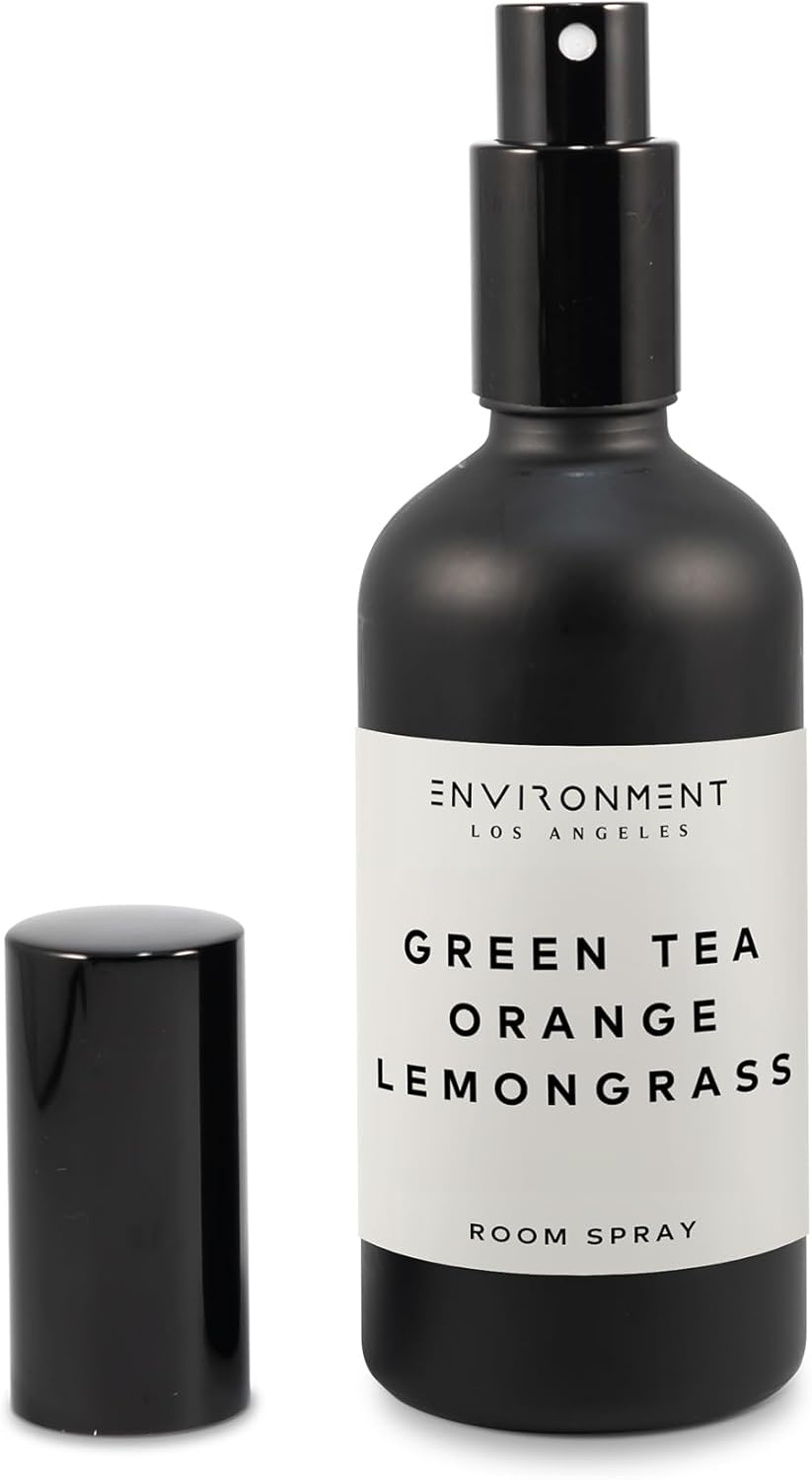 ENVIRONMENT Inspired by 5-Star Hotels DBCH Room Spray, 100ml Air Freshener (Green Tea | Orange | Lemongrass) Home Fragrance Accessories, Room Perfume, Room Deodorizer, Vegan & Cruelty-Free
