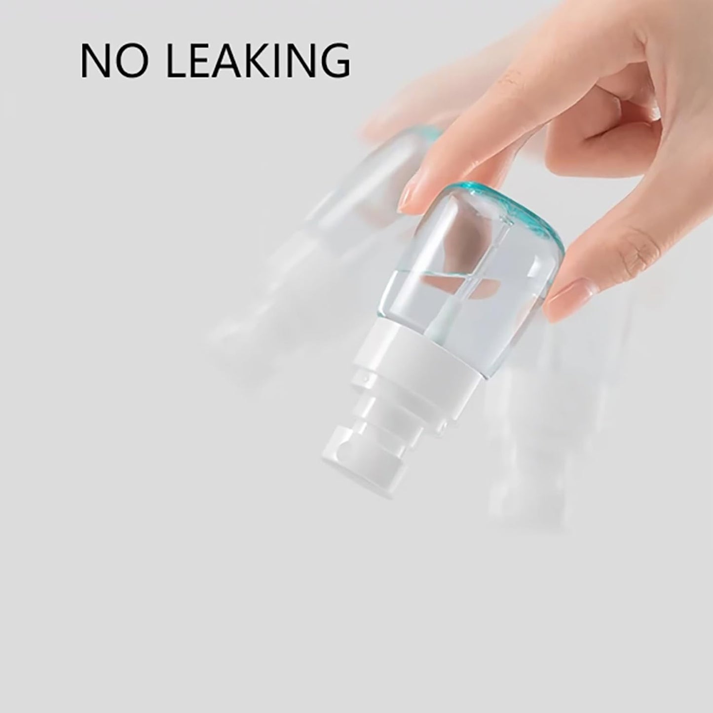 Empty Fine Mist Spray Bottle Travel Refillable Perfume Container Small Cosmetic Plastic Bottle for Face Hair Makeup 2 Pack