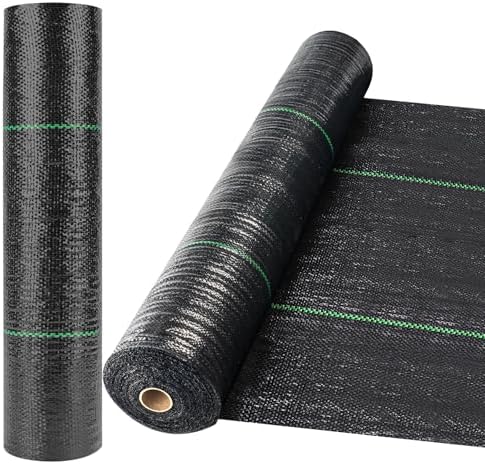 3ft x 250ft Weed Barrier Landscape Fabric Heavy Duty Premium Weed Control Fabric Durable & Eco-Friendly Weed Block Gardening Mat Landscaping Fabric by GRASSCLUB