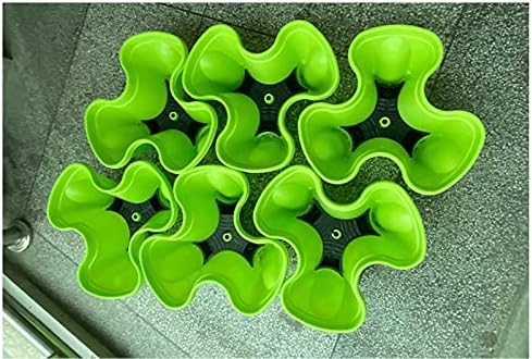 6 Tier Stacking Flower Pot Tower Stackable Vertical Plastic Garden Planter Vegetable Flower Strawberry Planter Pot-with Strawberry Seed and Garden Tool Set and Watering Can - Image 5