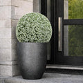 Artificial Baby's Breath Topiary Balls for Outdoor Decor - 15", 1-Pack by 3rdStreetInn