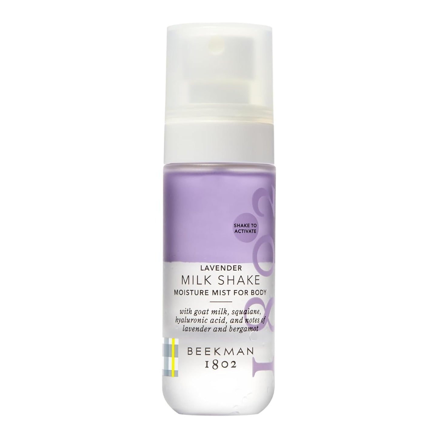 Beekman 1802 Milk Shake Body Mist - Lavender 2 fl oz - Hyaluronic Acid, Jojoba Oil, Instantly Moisturizes, Hydrates & Softens, Good for Sensitive Skin, Cruelty Free