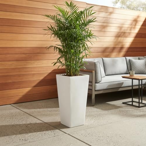 GreenShip 27" Tall Planters for Outdoor Indoor, Set of 2 with Drainage - Image 4