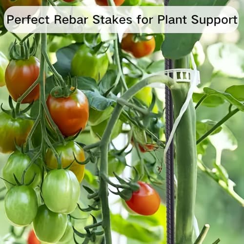 Rebar Stakes 16 Inch Straight Concrete Form Stakes 34 Pack - Image 5