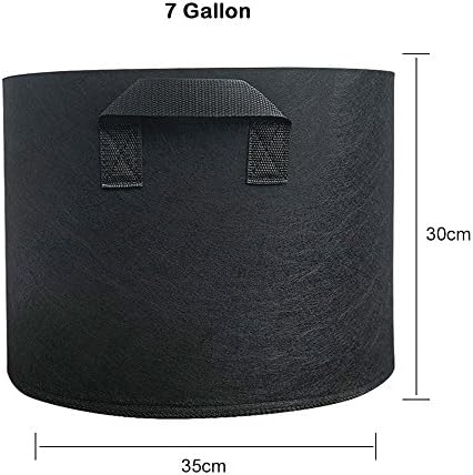 MIFXIN Potato Grow Bags 7 Gallon Vegetable Planter Bag with Handles Nonwoven Fabric Growing Container for Planting Potato Carrot Tomato Onion (2 Pack) - Image 2