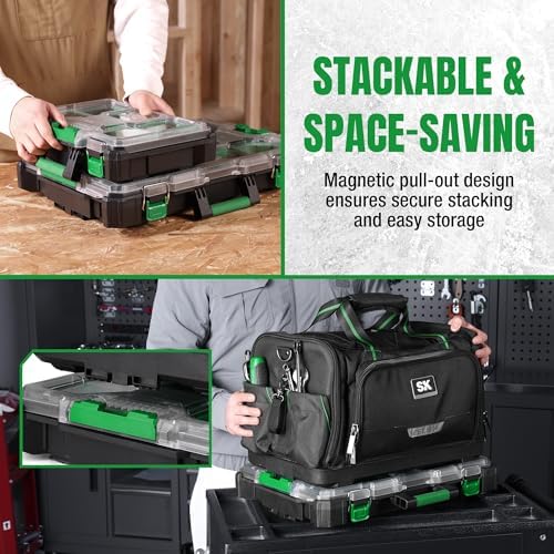 SK 20.5-Inch Small Part Organizer, Portable Tool Box Organizer, IP65 - Image 7