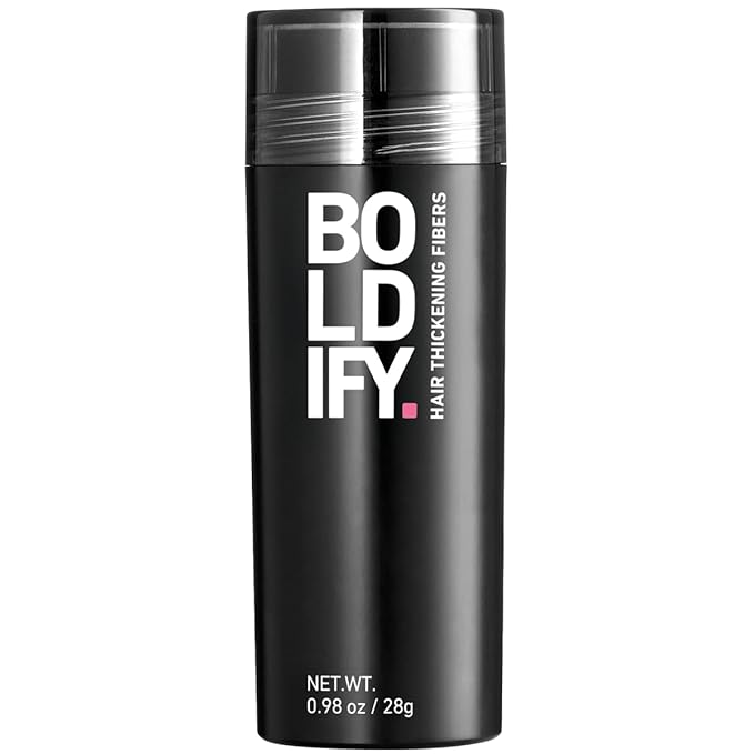 BOLDIFY Hair Fibers (28g) - Fill In Thinning and Fine Hair for an Instantly Fuller, Thicker Look - 14 Shades for Women & Men - Dark Blonde