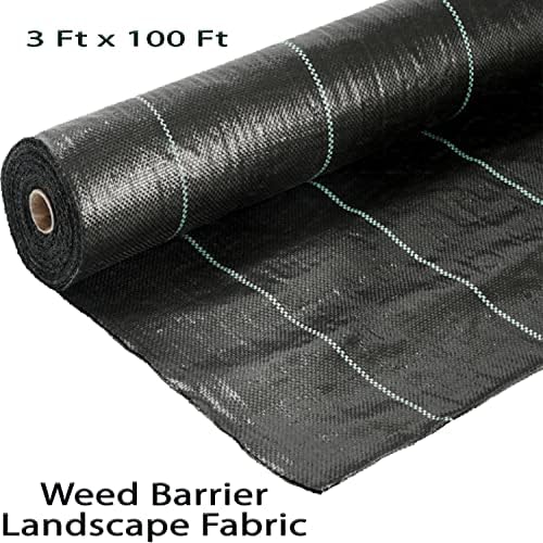Ashman Landscape Fabric Weeds Blocking Mat 3' x 100', Heavy-Duty Weed Barrier Protection for Gardens and Landscaping - Image 2