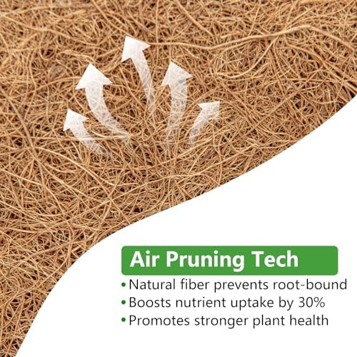 DUNCHATY 24 Inch Trough Coco Liners for Planters - 2 Pack Window Box Liners - Image 3