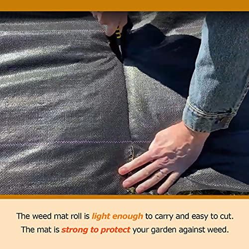 Ashman Landscape Fabric Weeds Blocking Mat 3' x 100', Heavy-Duty Weed Barrier Protection for Gardens and Landscaping - Image 4