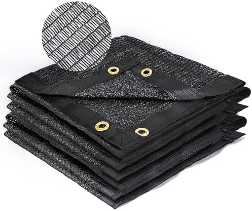 Kesfitt 40% Shade Cloth 20x20 ft, Breathable HDPE Mesh Sun Shade Tarp for Garden & Greenhouse, UV Resistant Outdoor Shade Fabric with Copper Grommets for Plants, Patio, Yard by Kesfitt