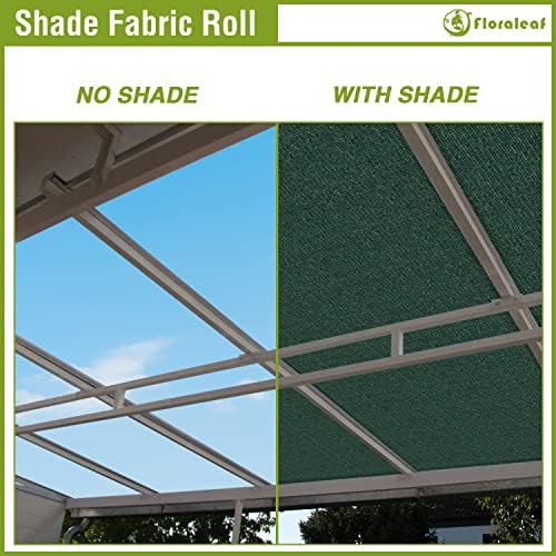 8'×15' Sun Shade Cloth Outdoor 95% UV Block Sunblock Shade Cover Fabric Roll Privacy Screen Fence for Pergola, Carport, Patio, Deck, Awning, Garden, Yard, Balcony, Backyard, Dark Green - Image 6