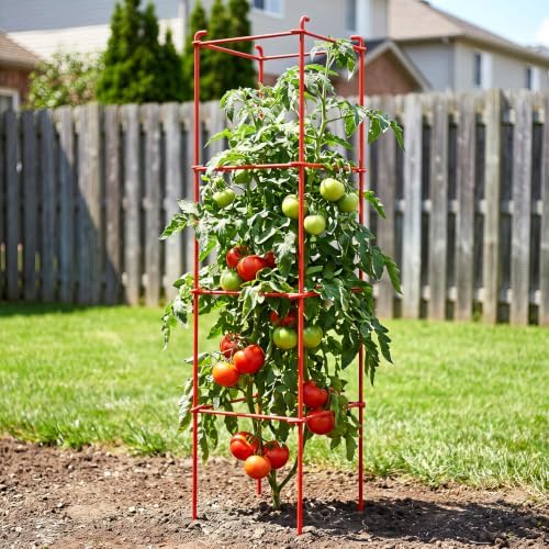 6-Pack 46inch Metal Tomato Cage for Garden Plant Support - Image 6