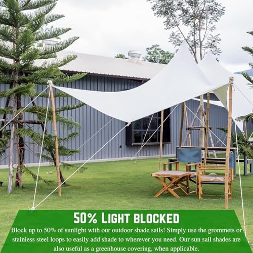 Farm Plastic Supply - White Shade Cloth - 50% - Mesh Fabric for Fence Privacy Screen, Garden Shade, Mesh Fence Screening, Shade Cloth Rolls, Wind Screen, White Shade Cloth (12' x 100') - Image 3