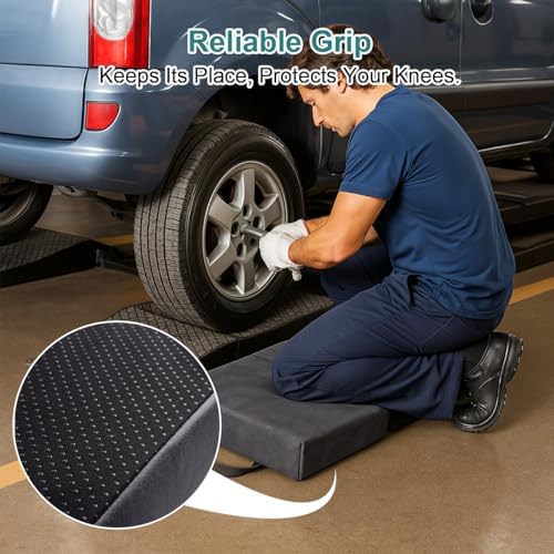 i frmmy Extra Thick Memory Foam Kneeling Cushion Pad- Garden Kneeler for Gardening, Bath Kneeler for Baby Bath, Knee Mat for Work, Extra Large 22x12 Inch, Thick 2.9 Inch (Dark Gray) - Image 6