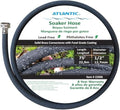 Atlantic Soaker Hose 75 FT x1/2" Garden Soaker Hose, Water Seeper Hoses for Foundation Watering, Garden Beds, Garden, Lawn and Plants by Atlantic